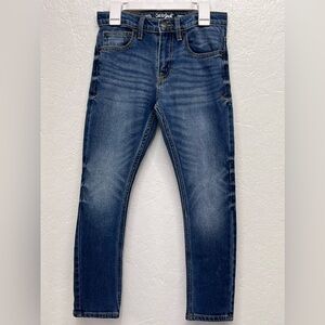 Cat & Jack - Girls Ultimate Stretch Taper Mid Rise Adjustable Waist Jeans 8